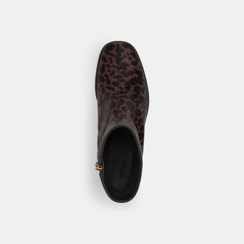 Gigi Bootie With Leopard Print