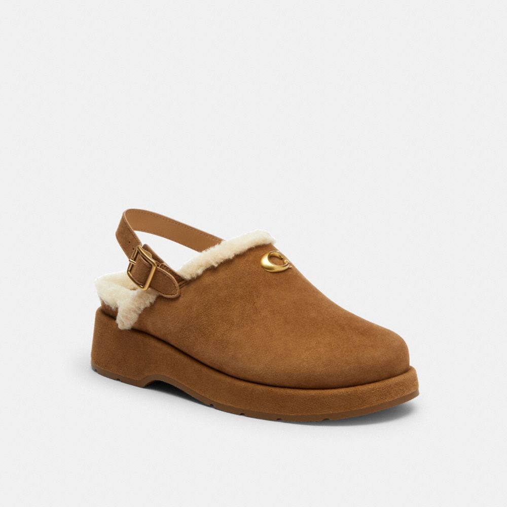 Sculpted C Platform Clog