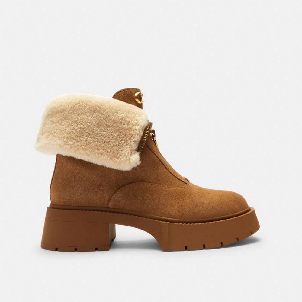 Leah Platform Zip Bootie