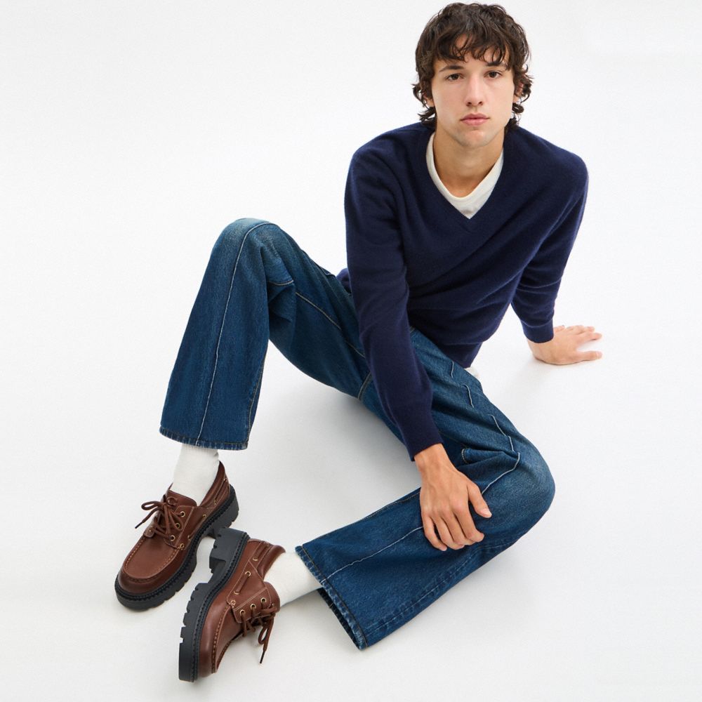Lug Sole Boat Shoe