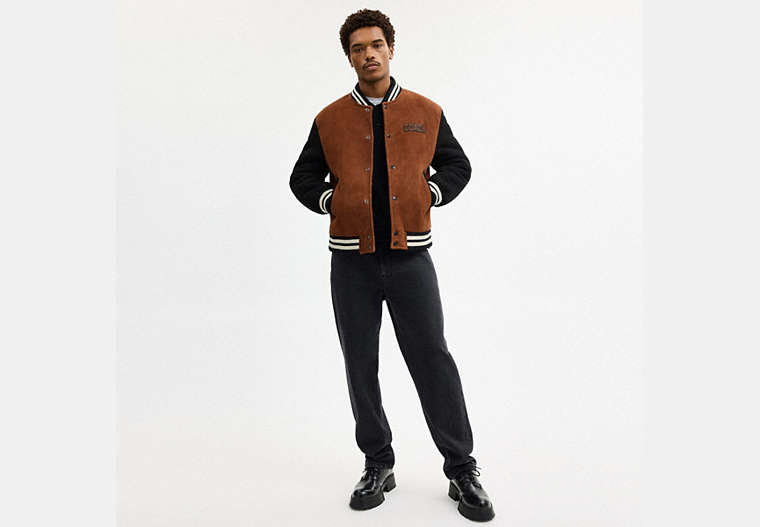 Shearling Varsity Jacket