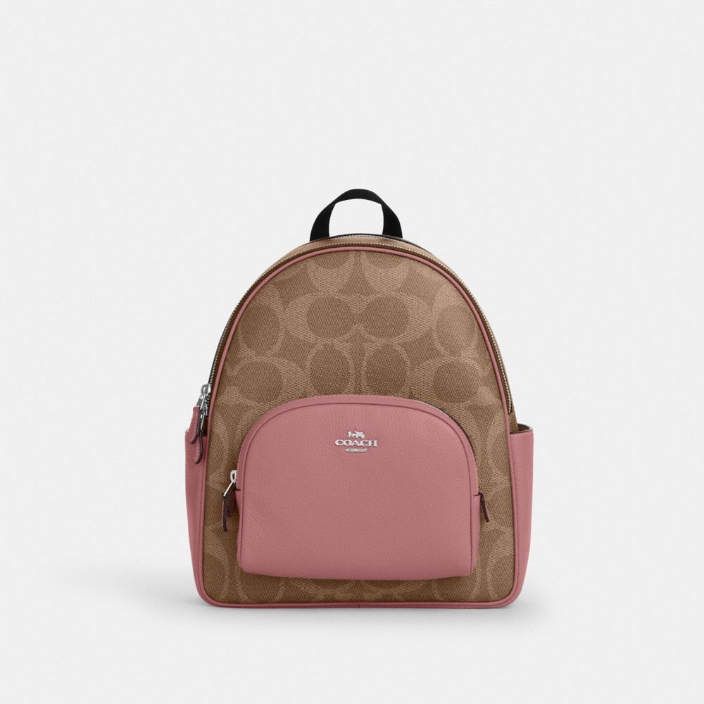 Court Backpack In Maxi Signature Canvas