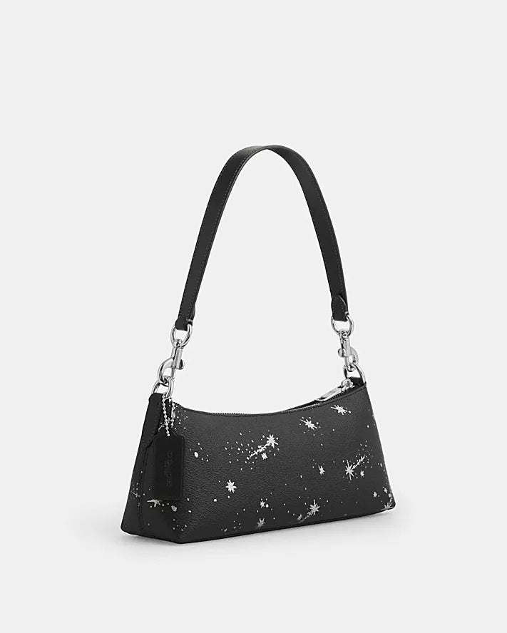 CHARLOTTE SHOULDER BAG WITH STAR PRINT