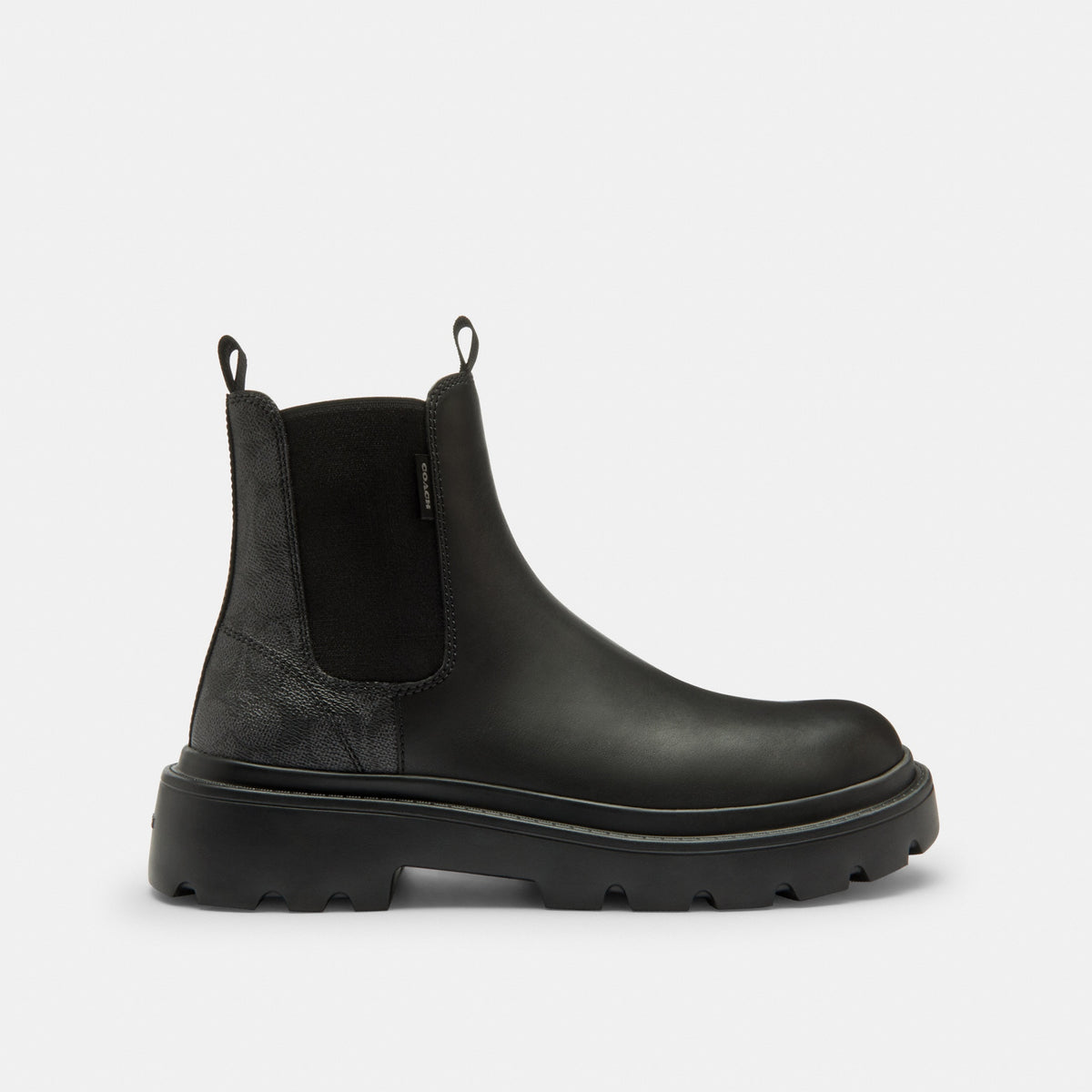 Chelsea Boot With Signature Canvas