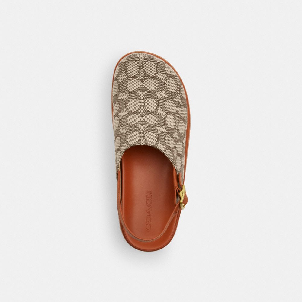 Sculpted C Platform Clog In Loved Denim