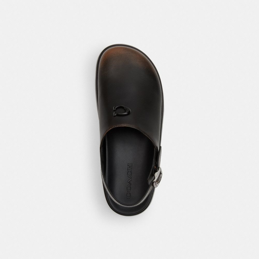 Sculpted C Platform Clog In Loved Leather