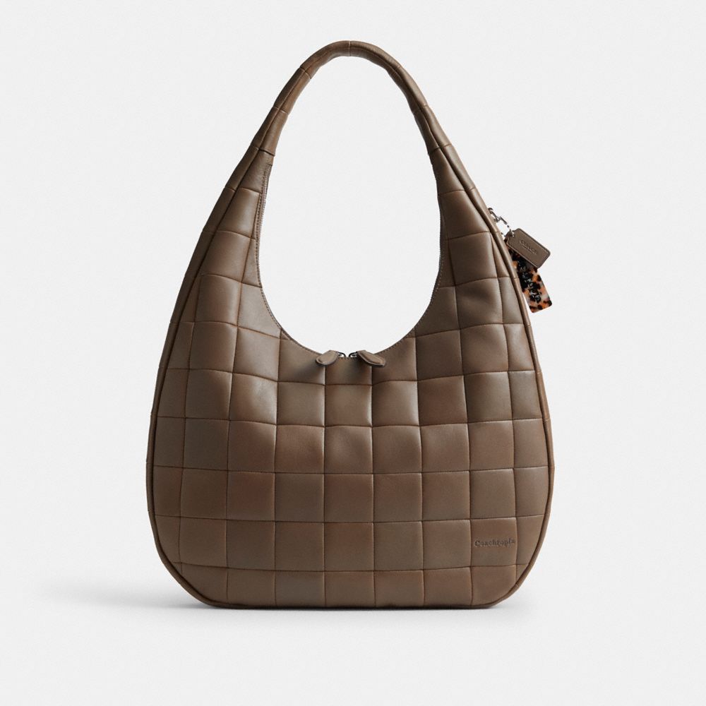 Alter/Ego Large Crescent Shoulder Bag In Upcrafted Leather