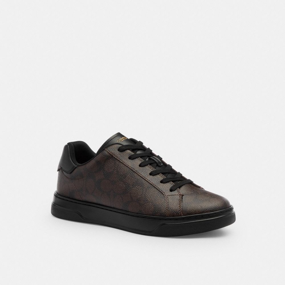 Disney X Coach High Line Sneaker With Sticker Print