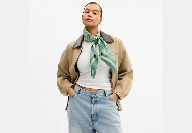 Signature Silk Square Scarf