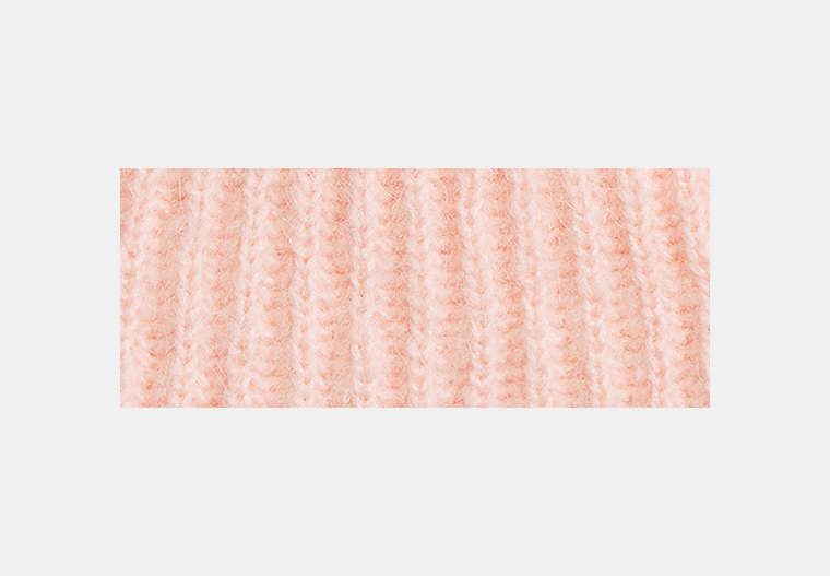 Colorblock Beanie With Rubber Patch