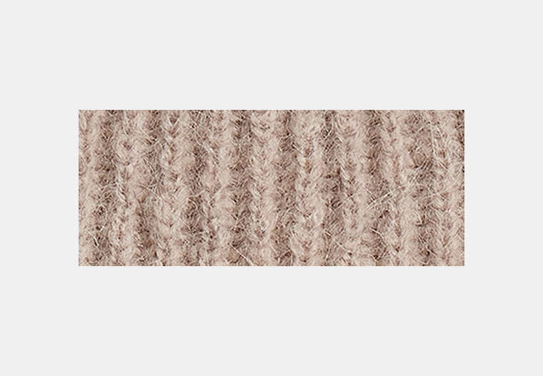 Colorblock Beanie With Rubber Patch