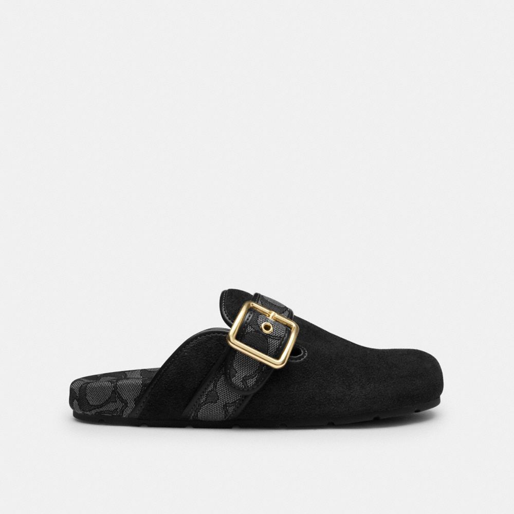 Archival Buckle Clog In Signature Jacquard Canvas