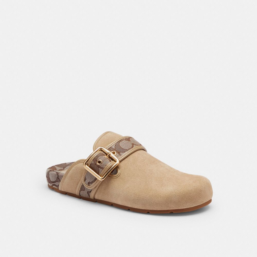 Archival Buckle Clog In Signature Jacquard Canvas