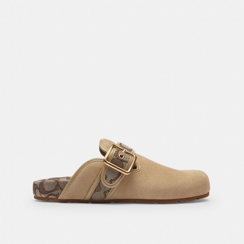 Archival Buckle Clog In Signature Jacquard Canvas