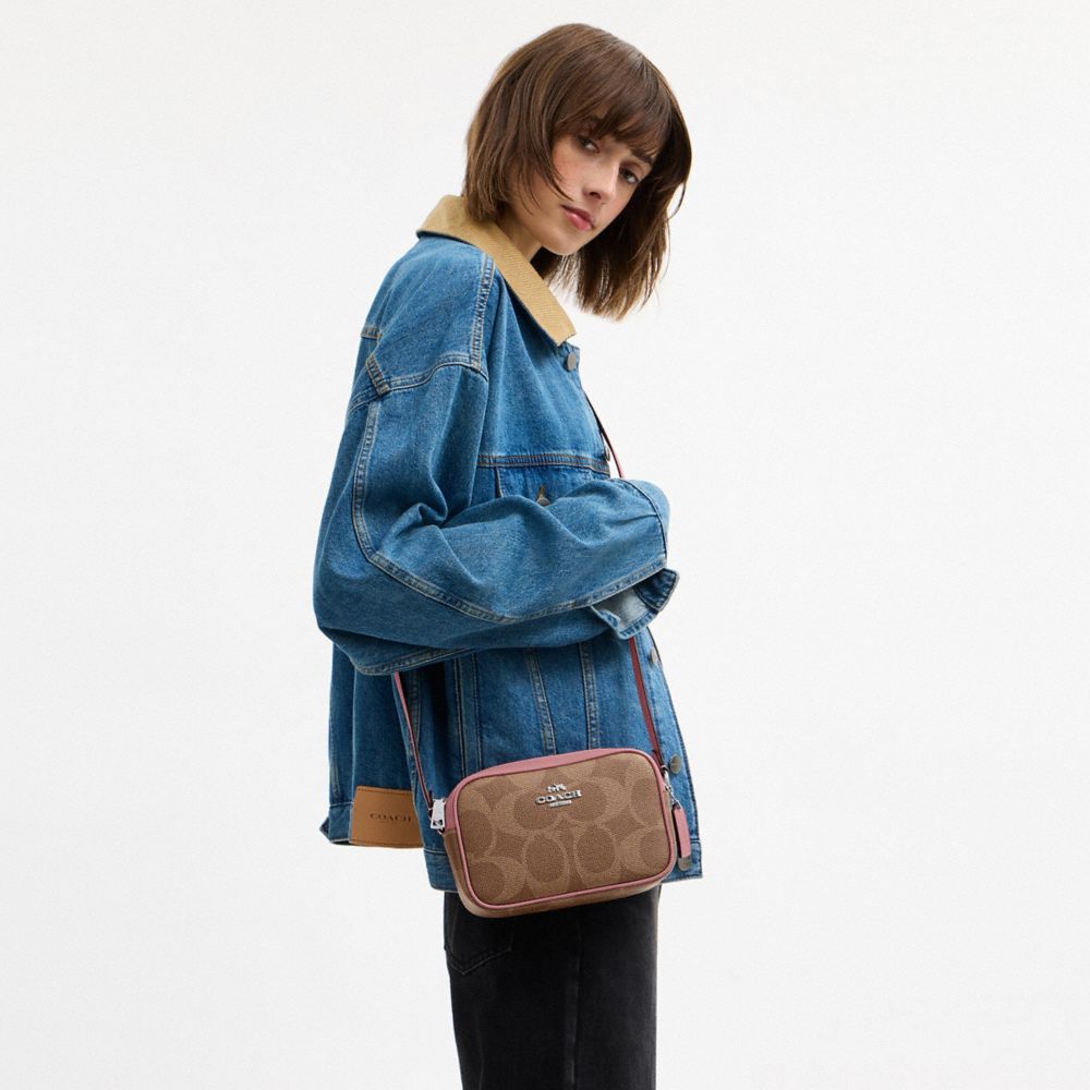 Mini Jamie Camera Bag In Maxi Signature Canvas