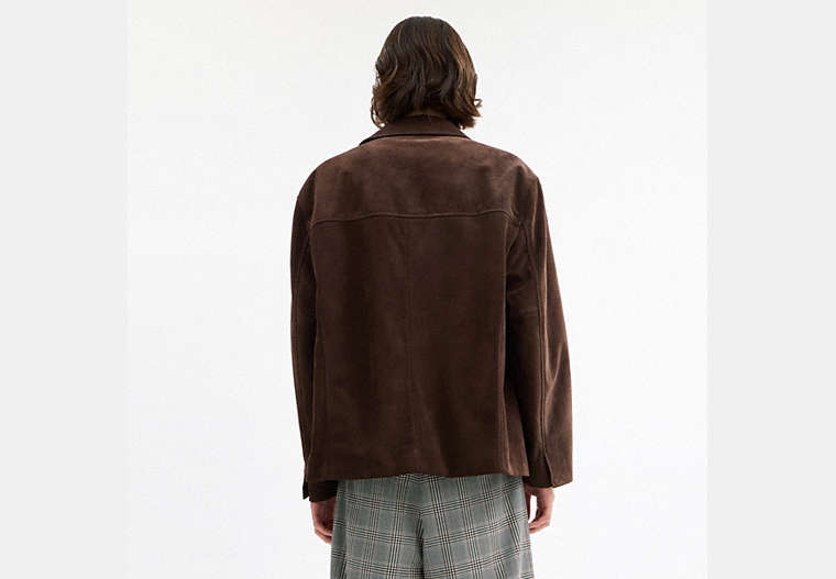 Suede Shirt Jacket