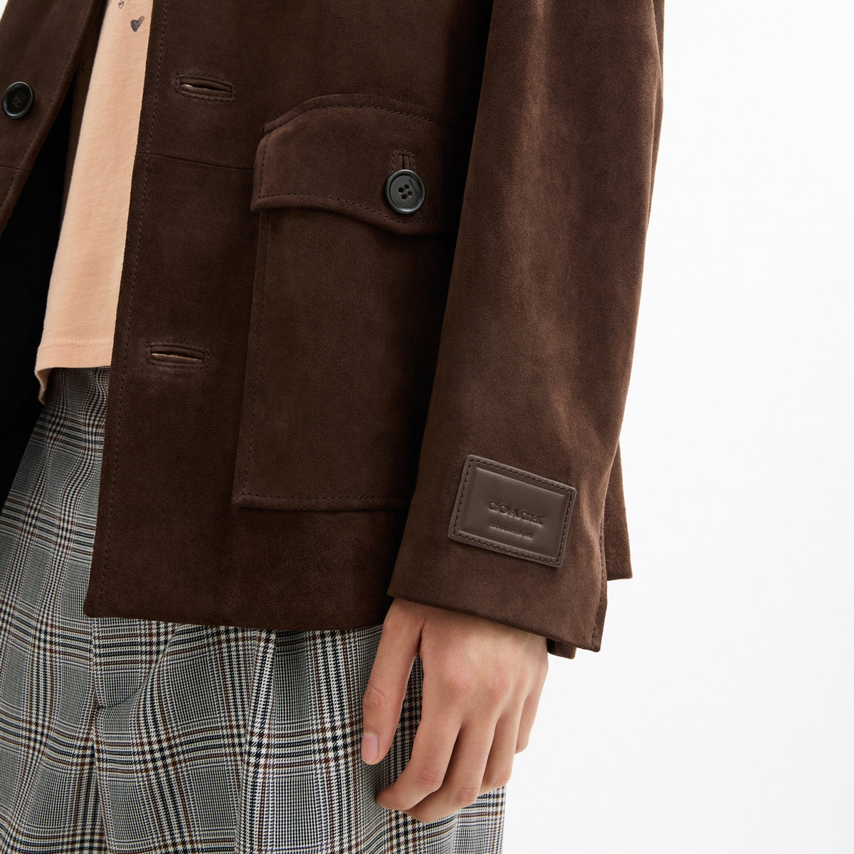 Suede Shirt Jacket