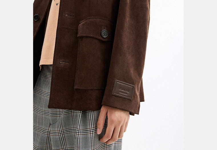 Suede Shirt Jacket