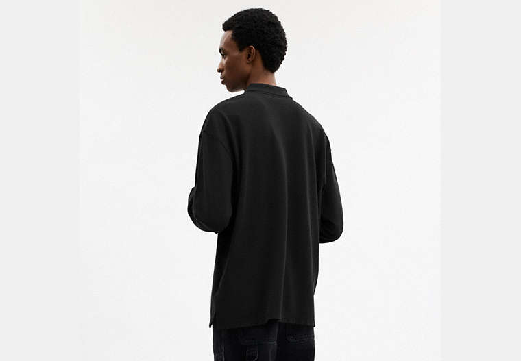 Horse And Carriage Long Sleeve Polo