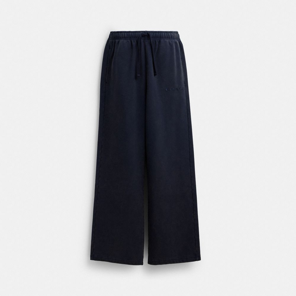 Garment Dyed Straight Leg Sweatpants