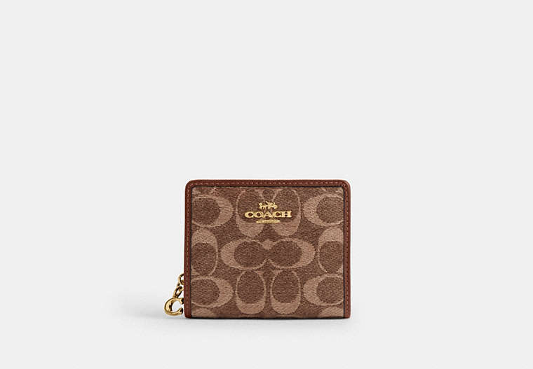Snap Wallet In Signature Chenille