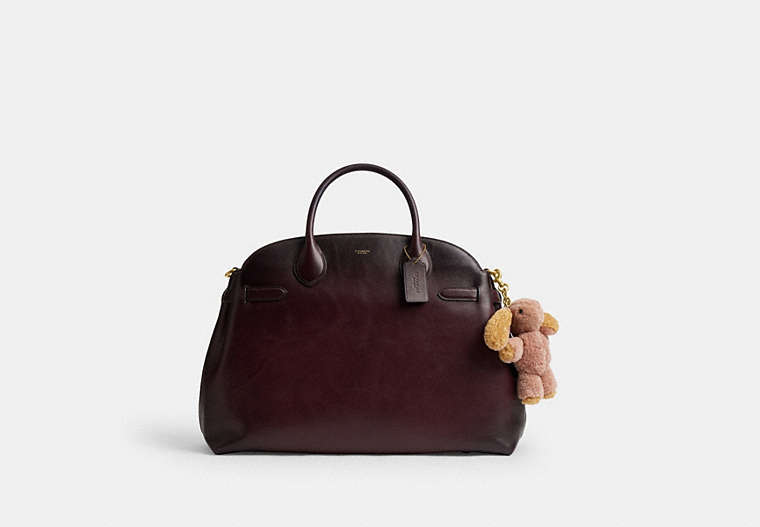 Floppy Bag Charm In Shearling