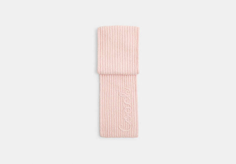 Coach Script Knit Muffler