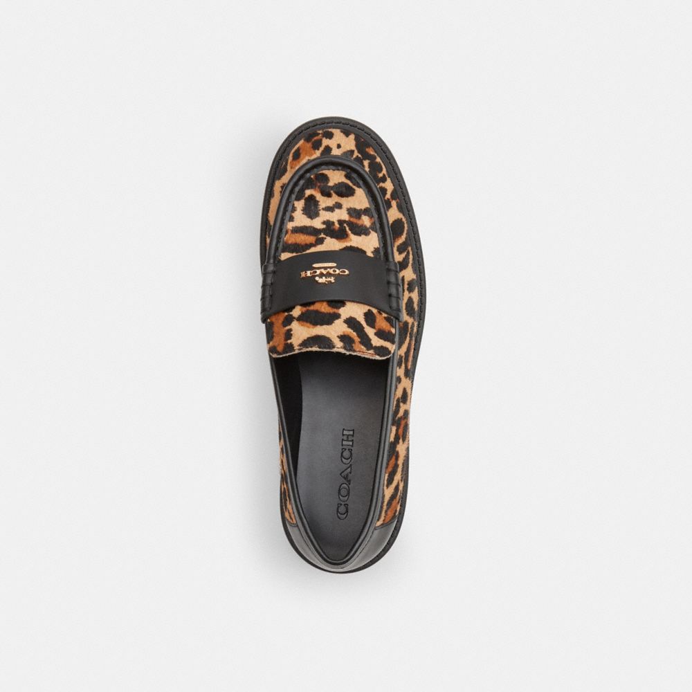 Lucy Loafer With Leopard Print