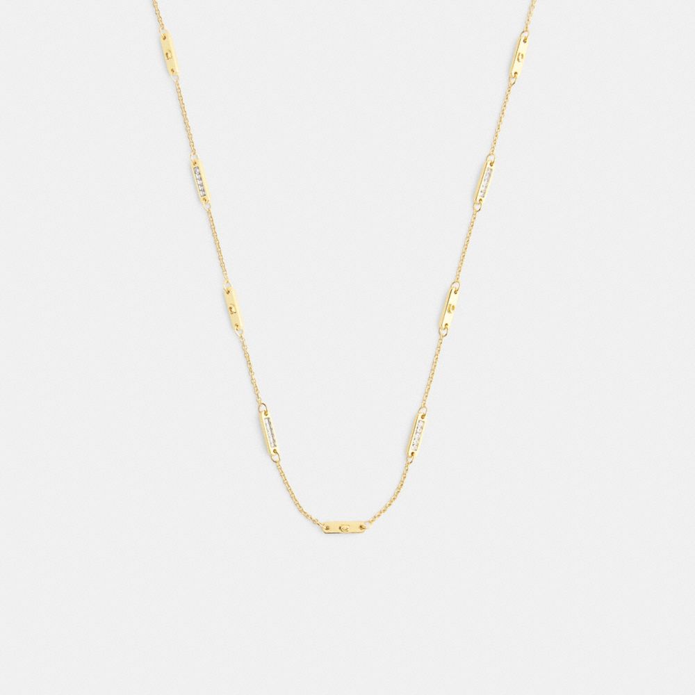 Signature Bar Chain Necklace