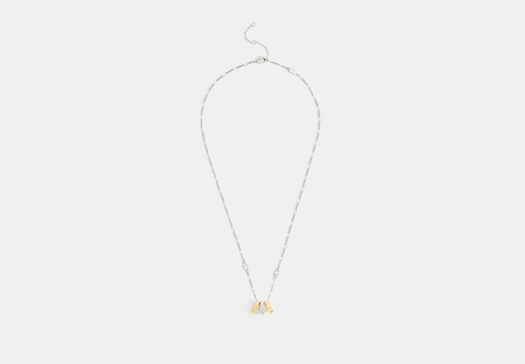 Signet Ring Rondell Pendant Necklace