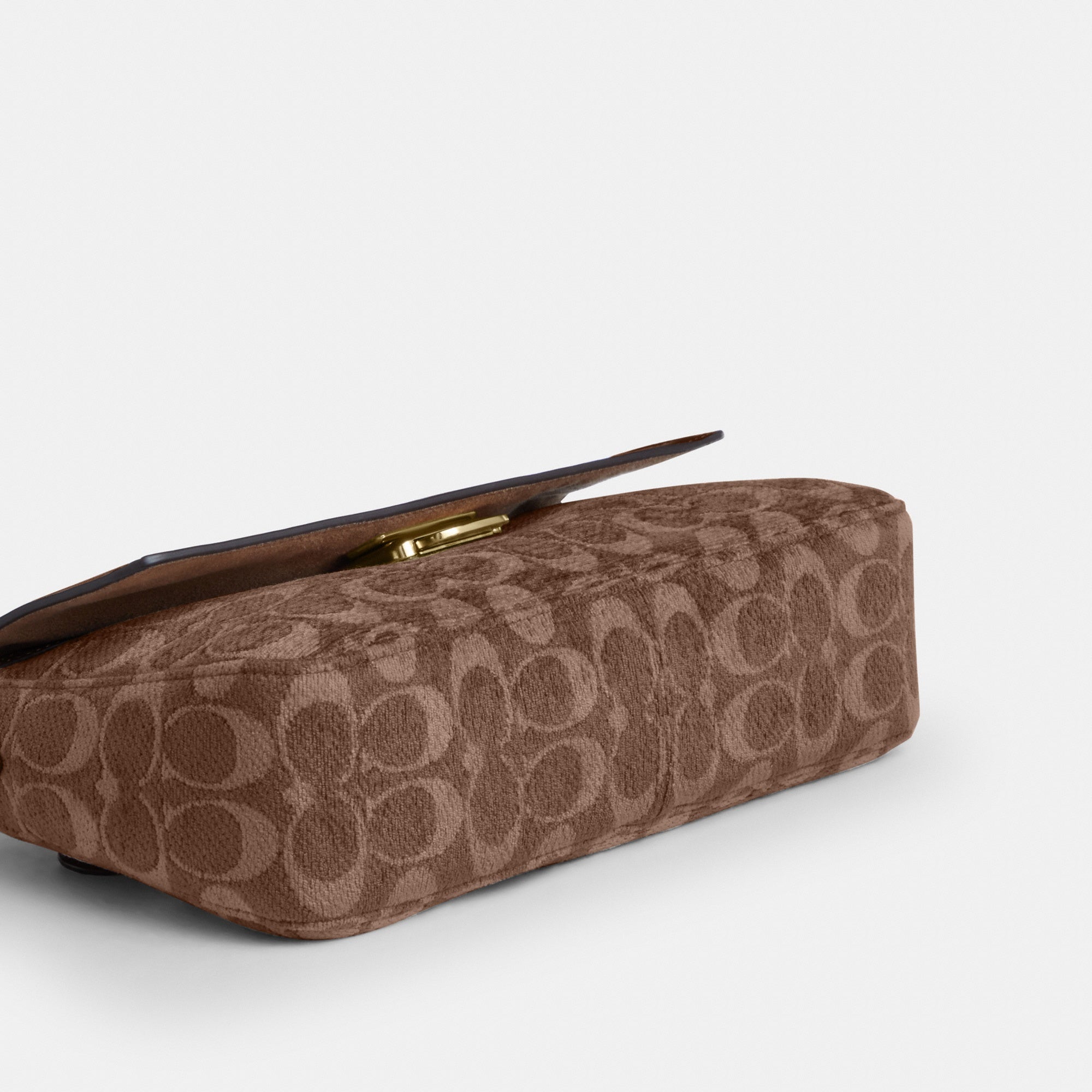 Etta Small Flap Shoulder Bag In Signature Chenille