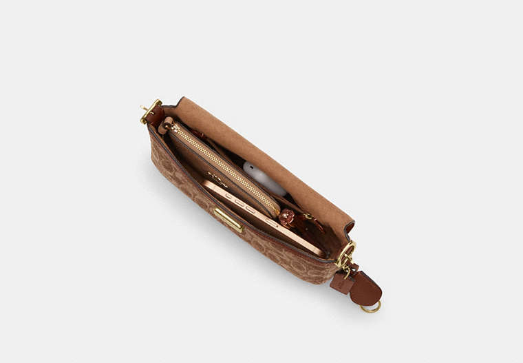 Etta Small Flap Shoulder Bag In Signature Chenille
