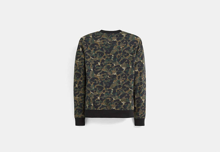 Restored Camo Print Crewneck