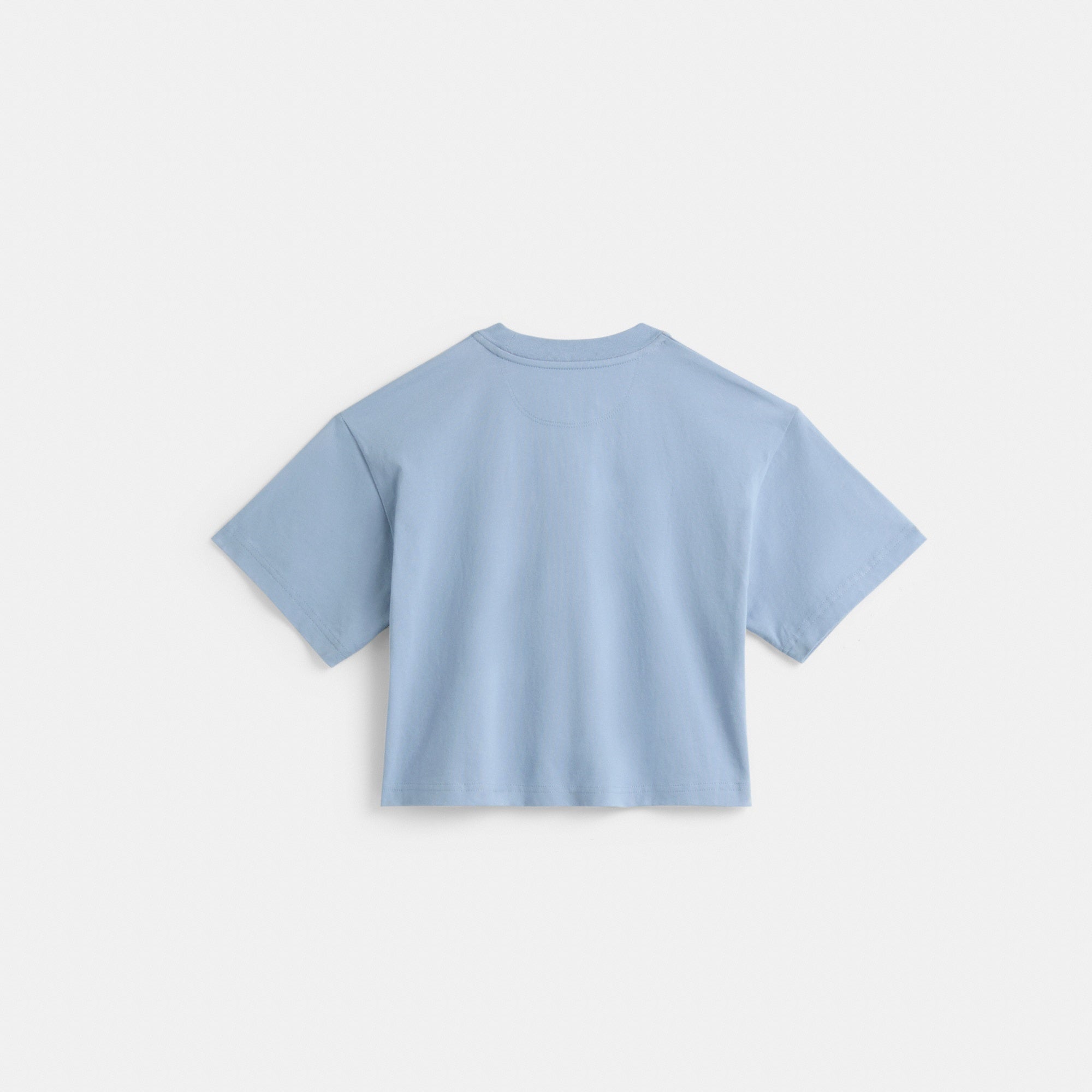 Restored Cursive Signature Cropped T-Shirt
