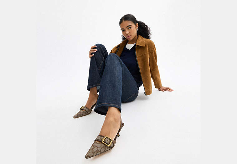 Margot Slingback In Signature Jacquard