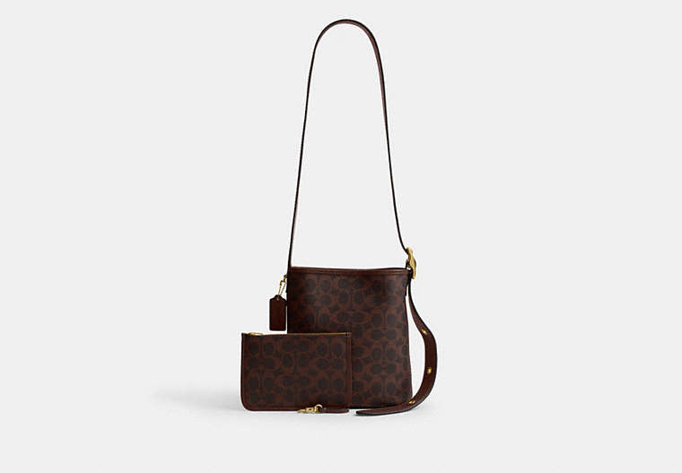 Bleecker Bucket Bag 21 In Signature Canvas