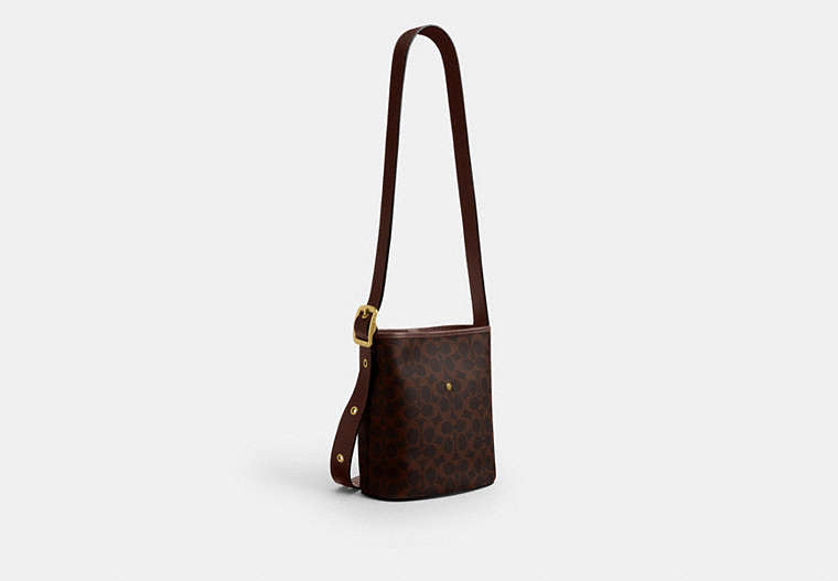 Bleecker Bucket Bag 21 In Signature Canvas