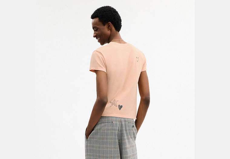 Carroty Shrunken T-Shirt In Organic Cotton
