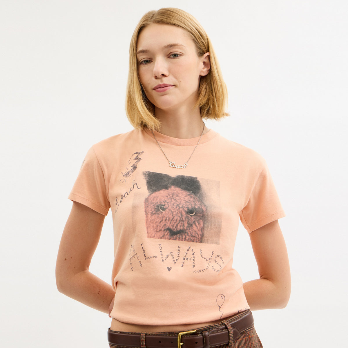 Carroty Shrunken T-Shirt In Organic Cotton