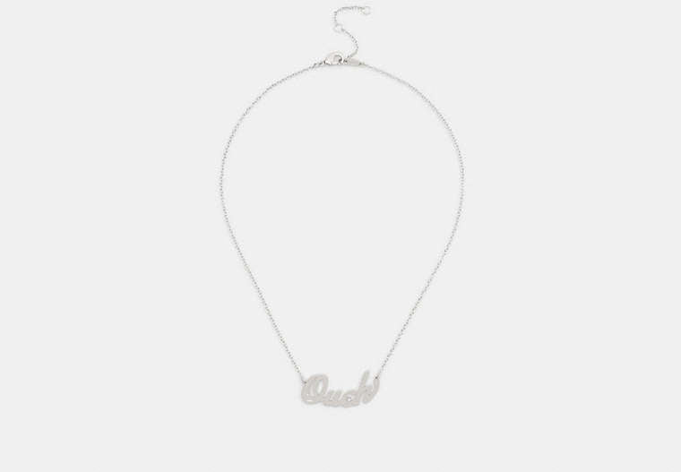 Ouch Nameplate Necklace