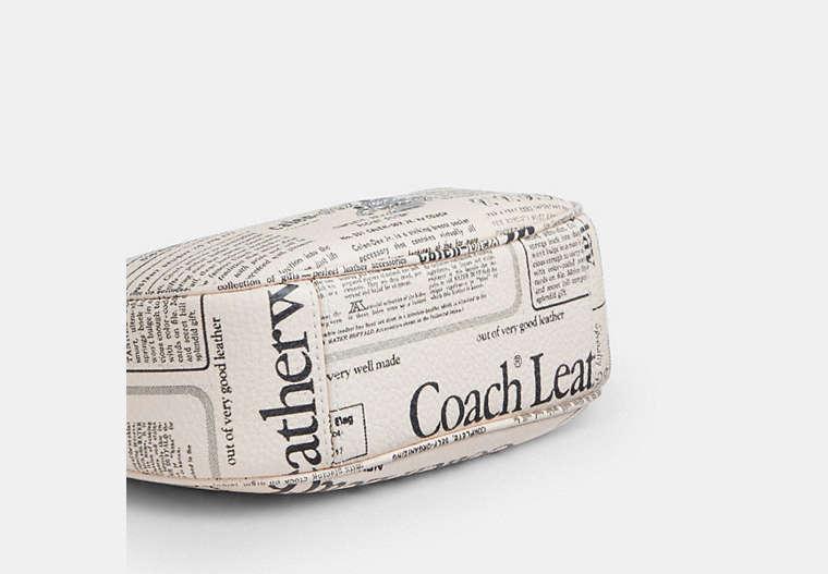 Carmen Mini Crossbody Bag With Newspaper Print