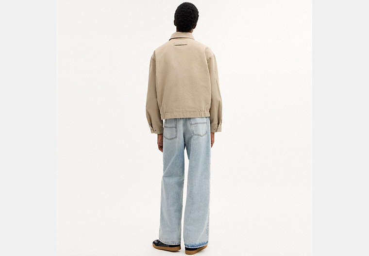 Zip Up Blouson Jacket