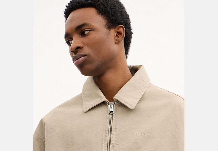 Zip Up Blouson Jacket
