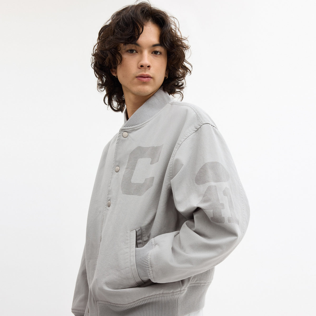 Canvas Varsity Jacket