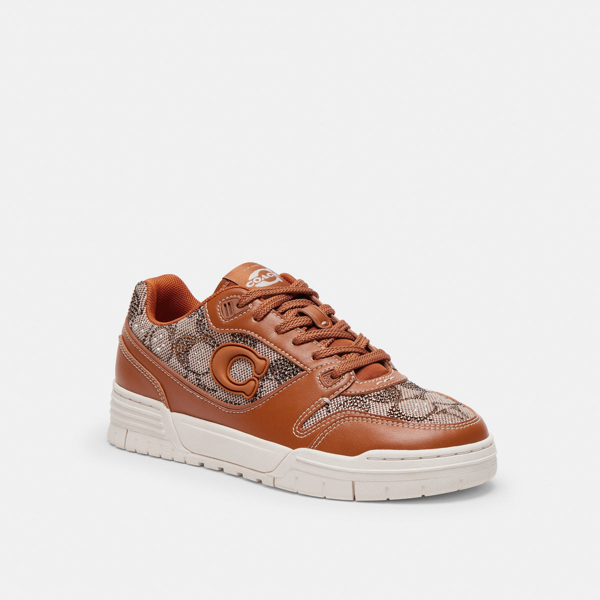 Soho Sneaker In Crystal Signature Jacquard