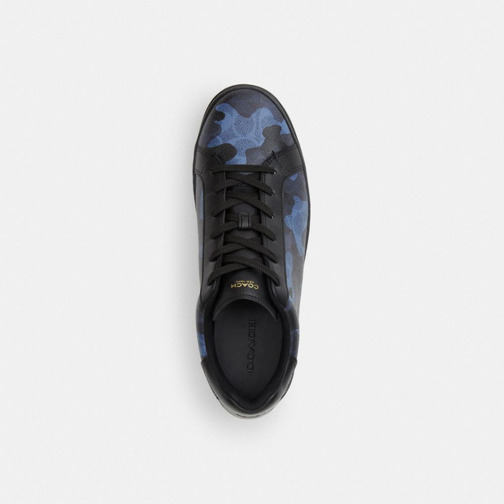 High Line Sneaker In Signature Canvas With Camo Print