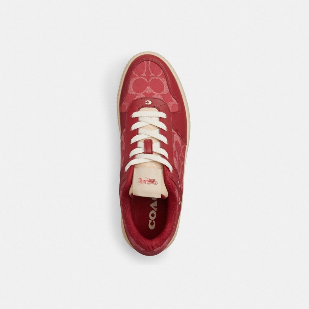 Platform Sneaker In Signature Denim