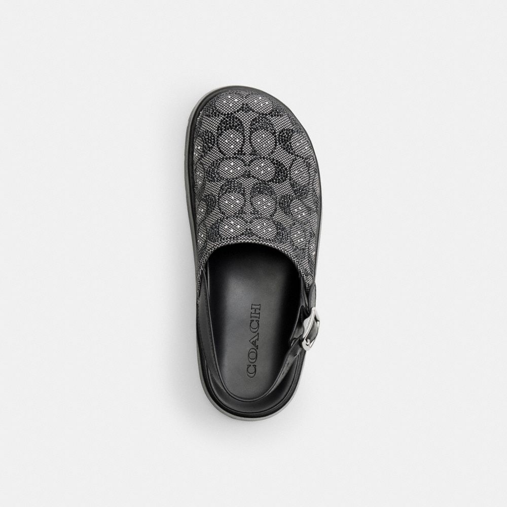 Sculpted C Platform Clog In Crystal Signature Jacquard