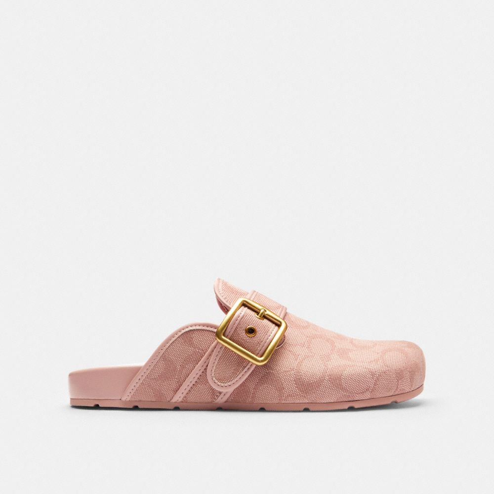 Archival Buckle Clog In Signature Jacquard