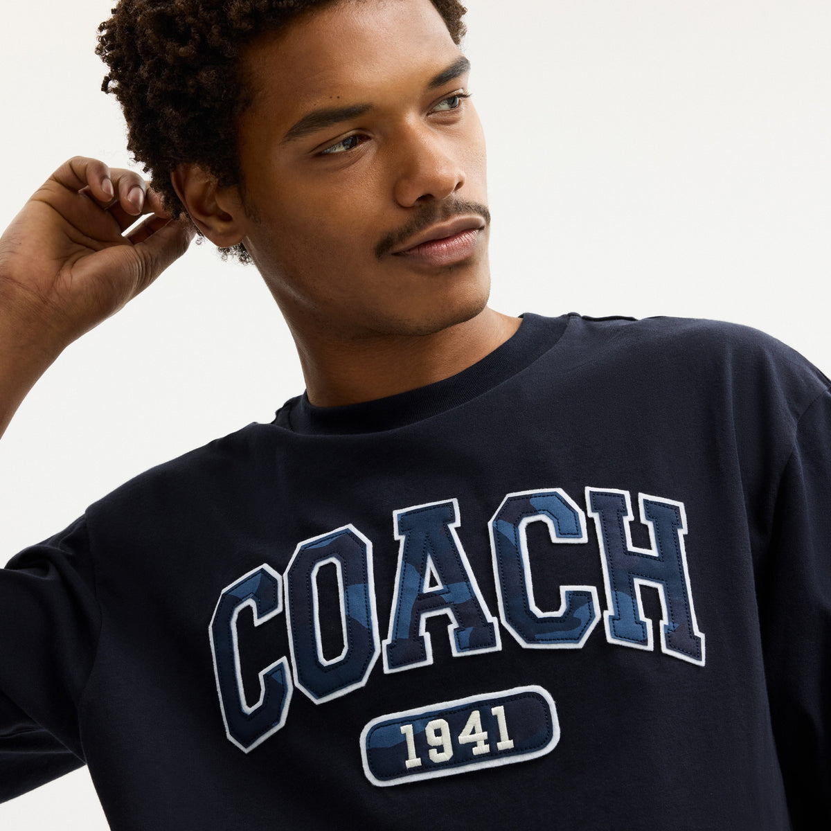 Camo Relaxed T-Shirt In Organic Cotton